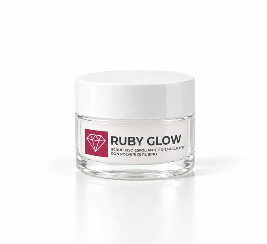 Ruby Glow - scrub viso con microcristalli di corindone